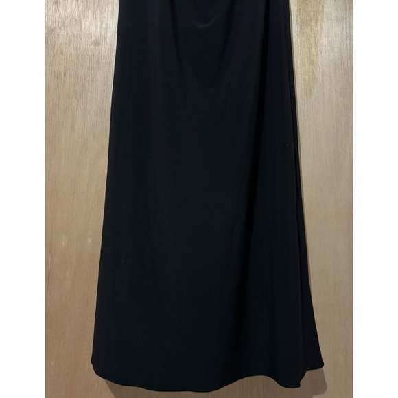 Xscape Black Maxi Dress with Gold Embellishments - Picture 4 of 10